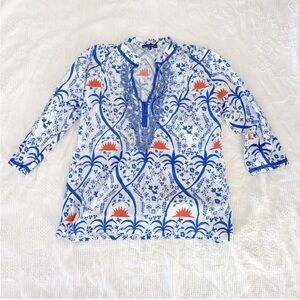 Ro's Garden Tokyo Short Kurta Blue Ozzie Tunic